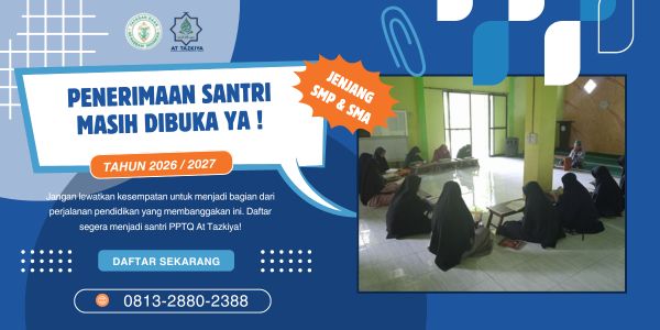 Mondok Yuk di PPTQ At Tazkiya